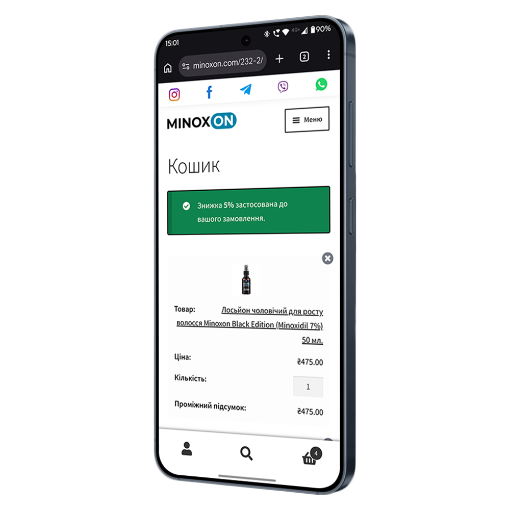 Minoxon знижки